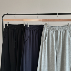 ピンタックワイドトレーニングパンツ