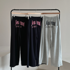 ピンタックワイドトレーニングパンツ