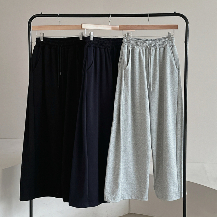 ピンタックワイドトレーニングパンツ