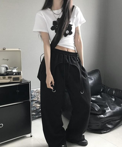 半袖Tシャツ クローバークロップ半袖Tシャツ WHITE