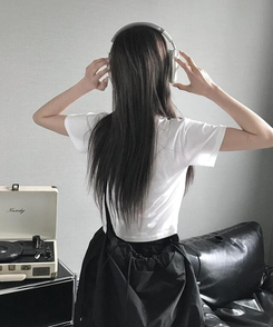 半袖Tシャツ クローバークロップ半袖Tシャツ WHITE