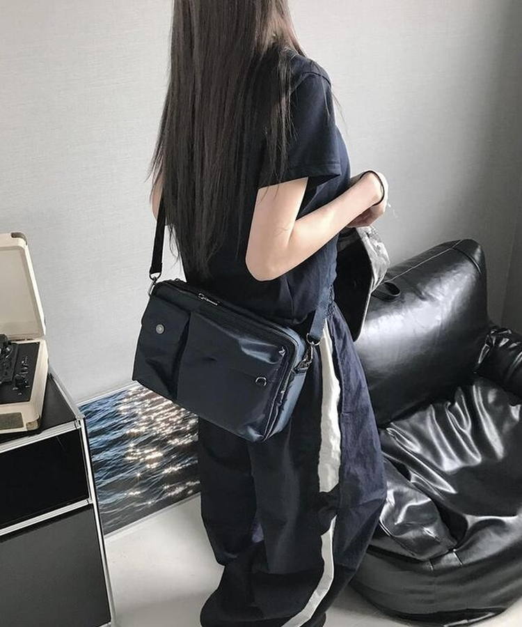 半袖Tシャツ 無地クロップTシャツ NAVY