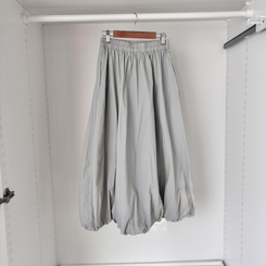 バルーンサイドポケットロングスカート