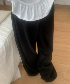 トレーニングパンツ バイカラートレーニングジャージパンツ(6color) BLACK