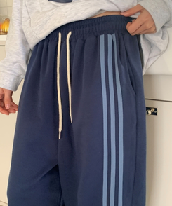トレーニングパンツ バイカラートレーニングジャージパンツ(6color) NAVY