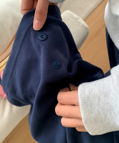 トレーニングパンツ バイカラートレーニングジャージパンツ(6color) NAVY