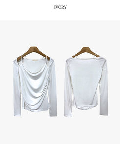 長袖Tシャツ シャーリング長袖Tシャツ(5color)