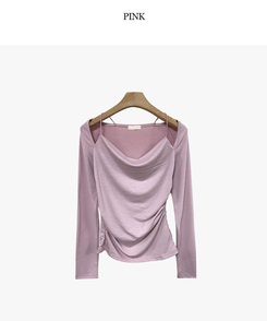 長袖Tシャツ シャーリング長袖Tシャツ(5color)