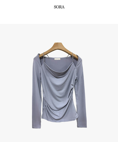 長袖Tシャツ シャーリング長袖Tシャツ(5color)