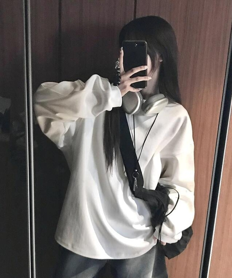 無地スリットTシャツ(6color) IVORY
