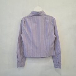 ストライプボタンクシャツ