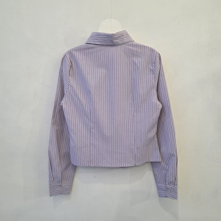 ストライプボタンクシャツ