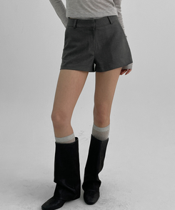 ショートパンツ スプリングショートパンツ CHARCOAL