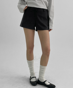ショートパンツ スプリングショートパンツ BLACK