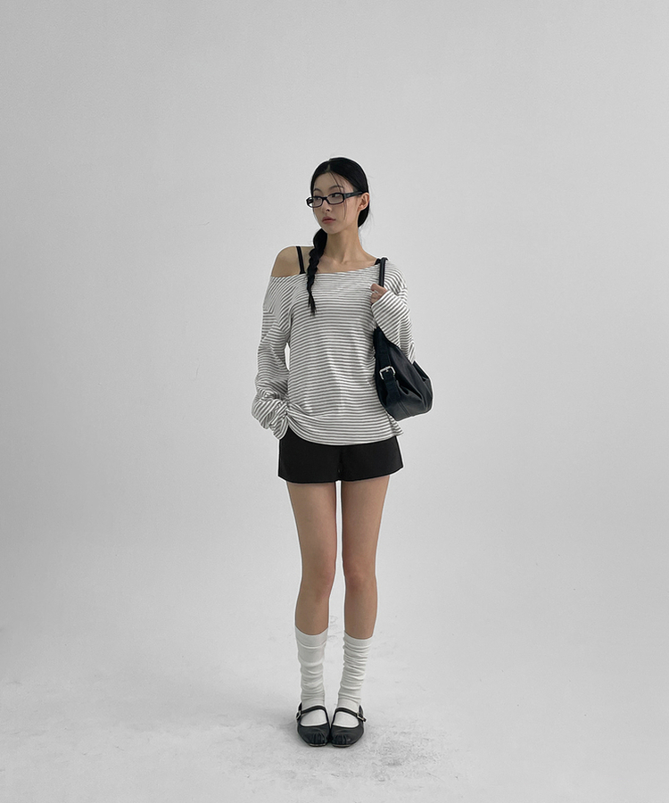スプリングショートパンツ BLACK