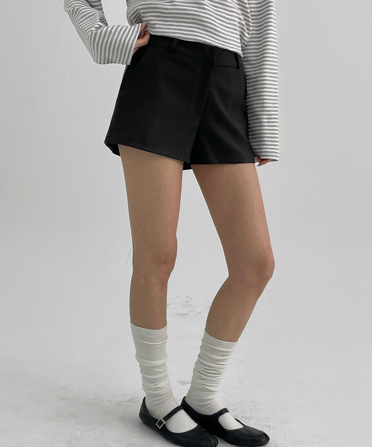 スプリングショートパンツ BLACK