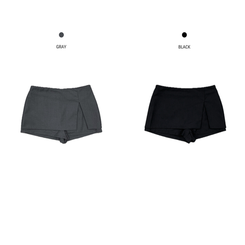 ミニスカート ローサイドスカートパンツ