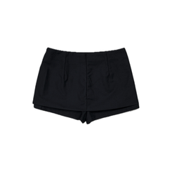 ミニスカート ローサイドスカートパンツ