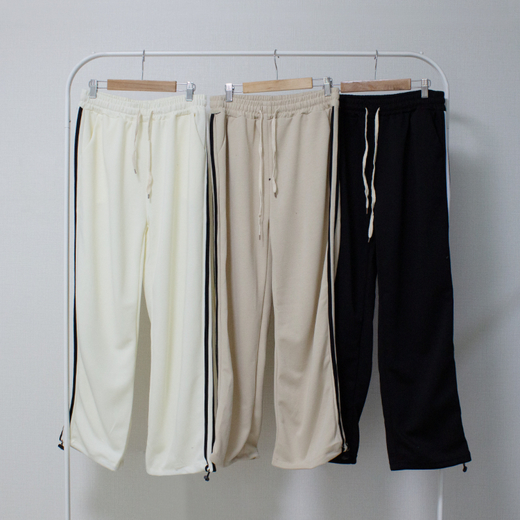 투웨이 두줄 트레이닝 밴딩 투웨이 팬츠 3color