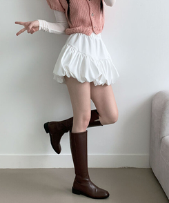 ティアードAラインバルーンスカート IVORY