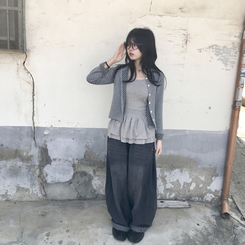 レイヤードティアードインナーキャミソール MELANGE