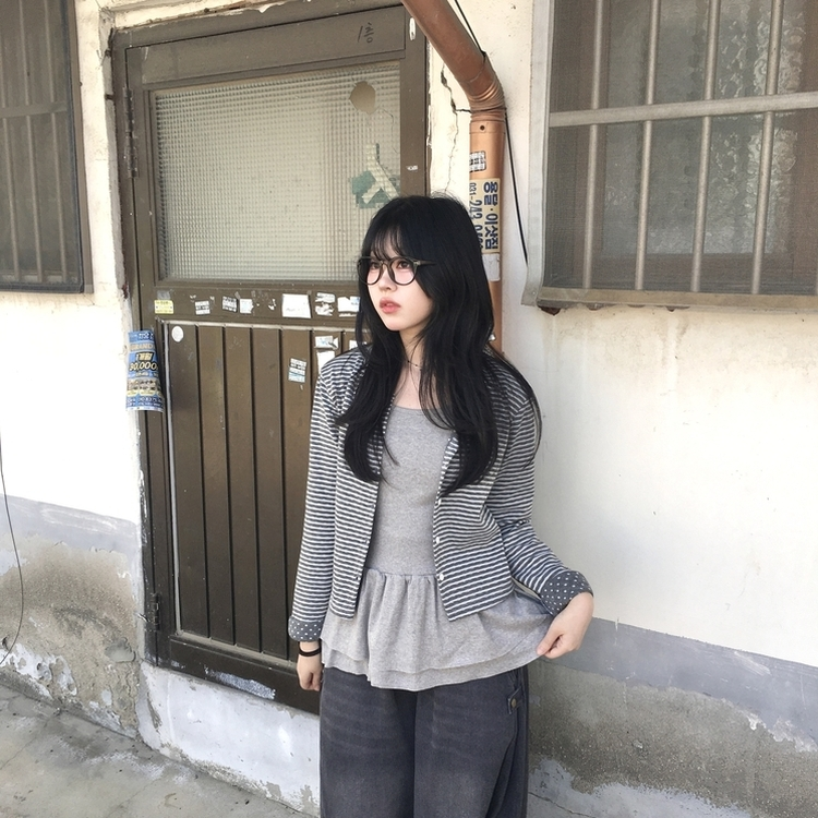 レイヤードティアードインナーキャミソール MELANGE