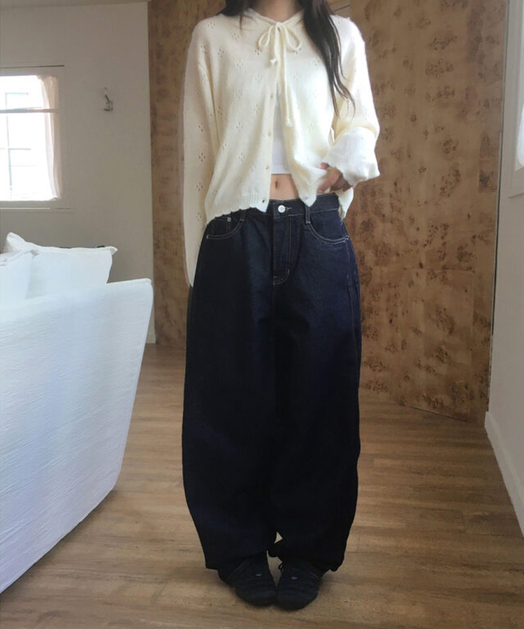 コーゼルワイドデニムパンツ DENIM