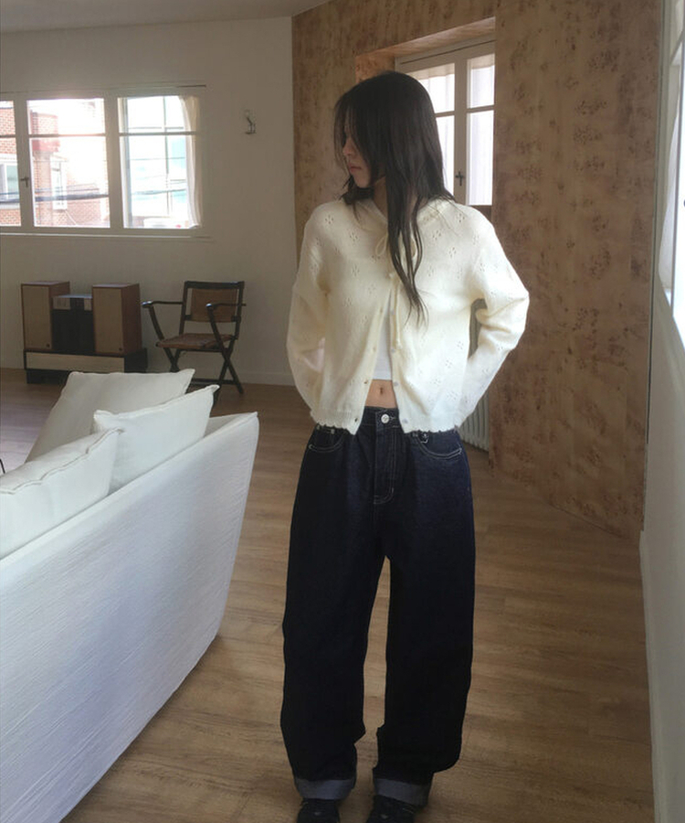 コーゼルワイドデニムパンツ DENIM