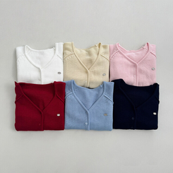 ペンダントクロップカーディガン(6color)