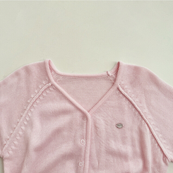 ペンダントクロップカーディガン(6color)