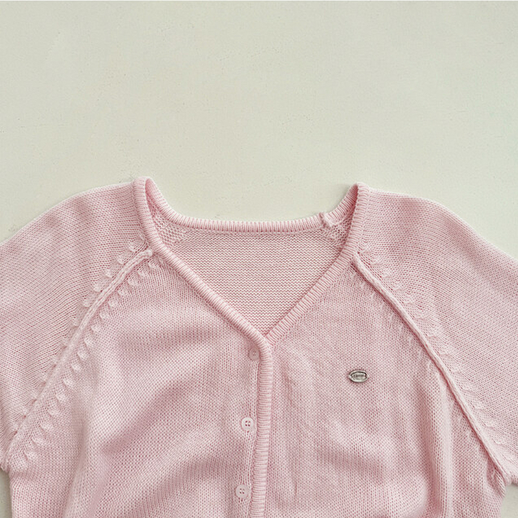 ペンダントクロップカーディガン(6color)