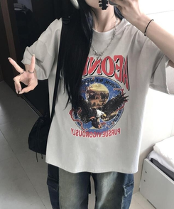 半袖Tシャツ ピグメント半袖Tシャツ GREY