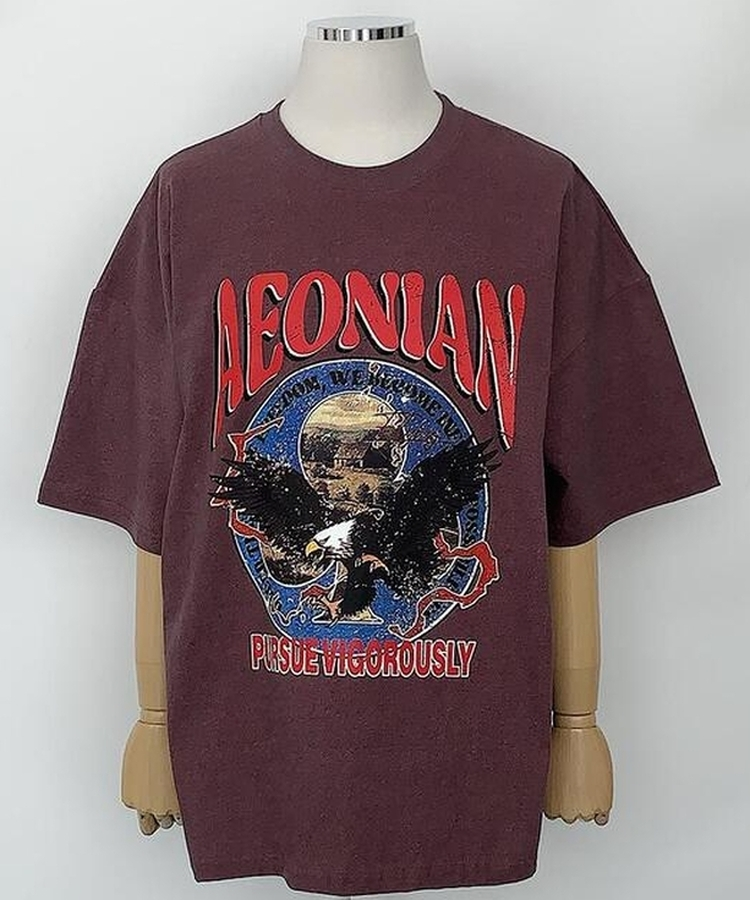 ピグメント半袖Tシャツ