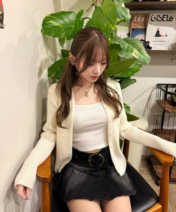 スリムフィットカーディガン IVORY