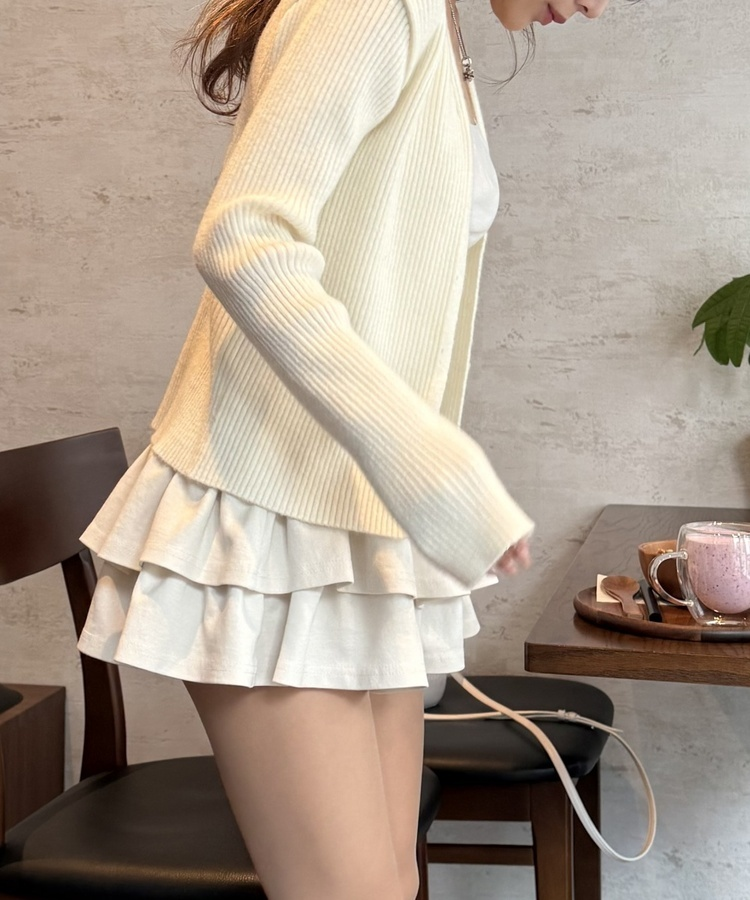 スリムフィットカーディガン IVORY