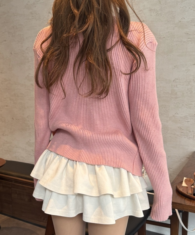 スリムフィットカーディガン PINK