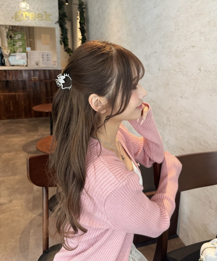 ネコヘアクリップ SILVER