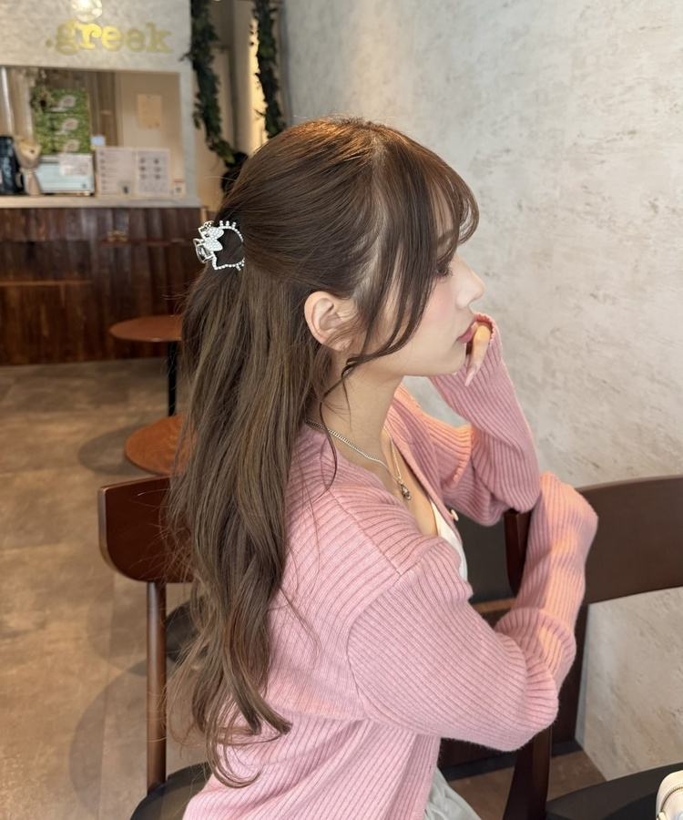 ネコヘアクリップ SILVER