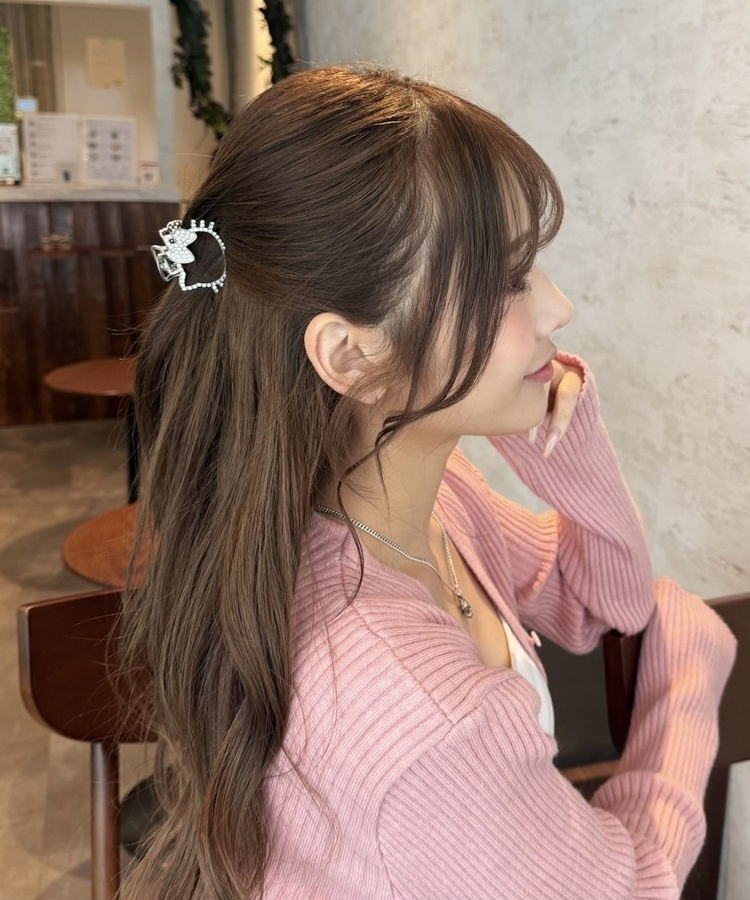 ネコヘアクリップ SILVER