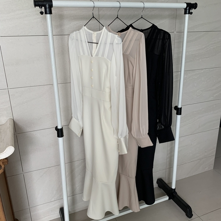 シースルーマーメイドワンピース