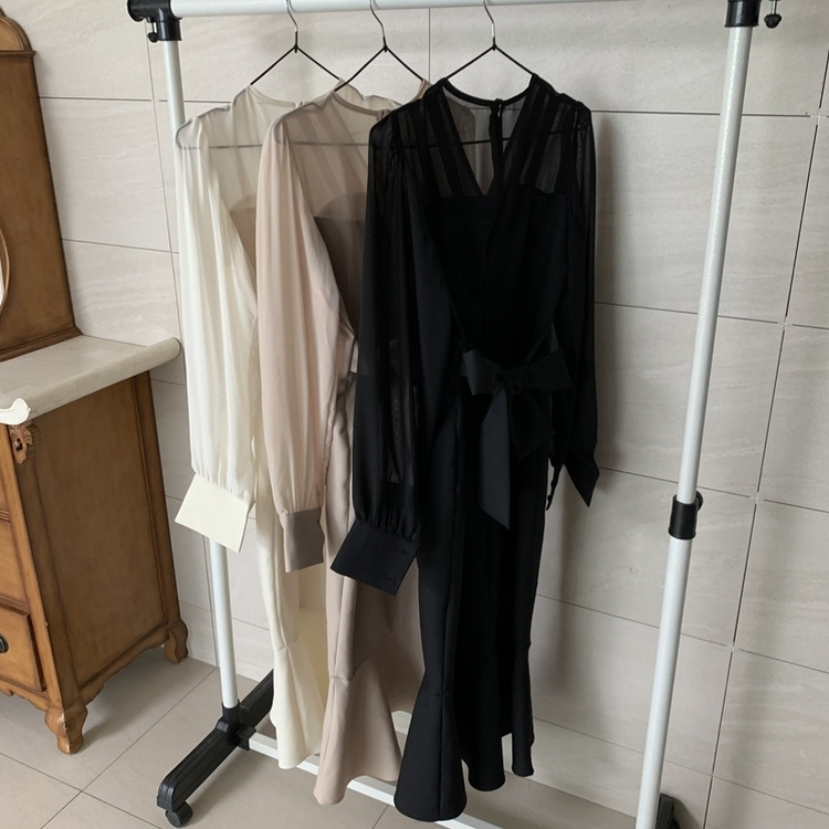 シースルーマーメイドワンピース