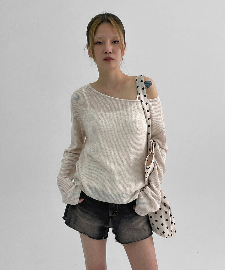 샤니피 썸머 골지 니트