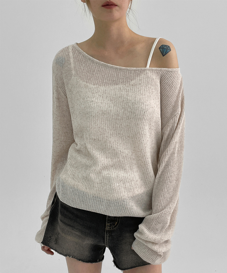 샤니피 썸머 골지 니트