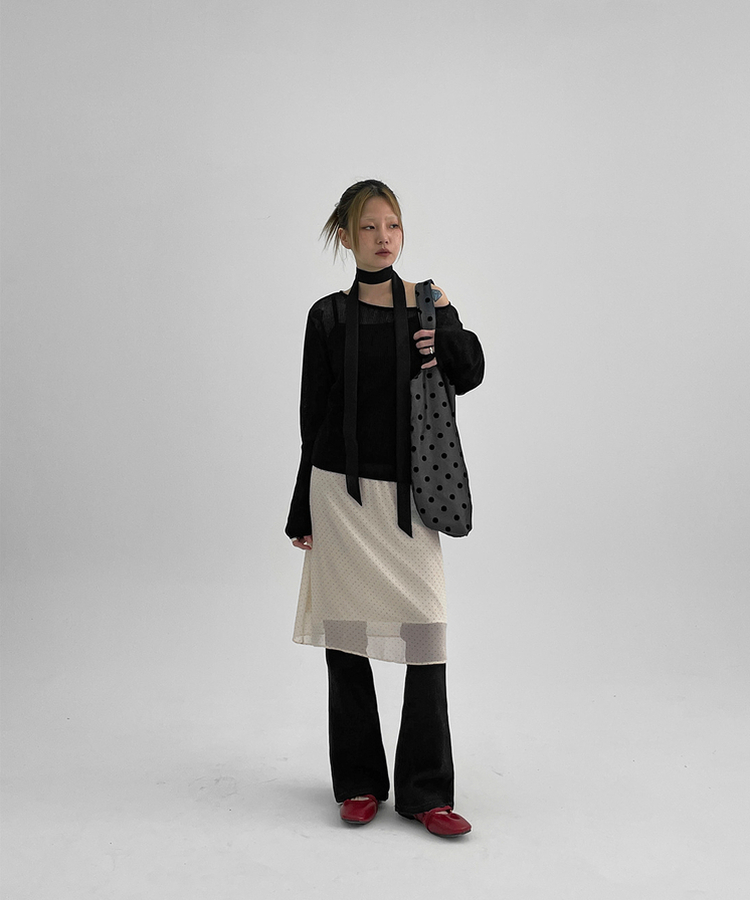 샤니피 썸머 골지 니트