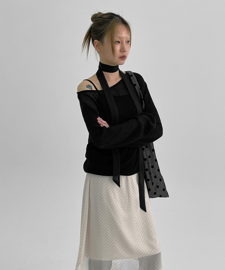 샤니피 썸머 골지 니트