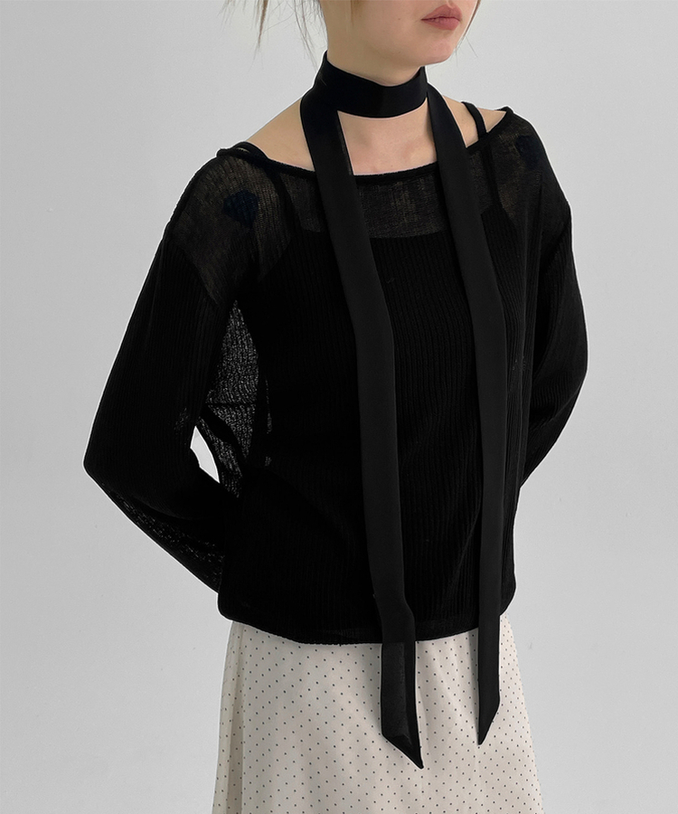 샤니피 썸머 골지 니트