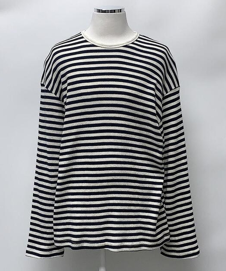 ブライアンワッフルストライプTシャツ