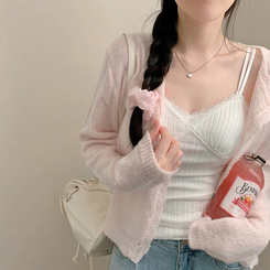 【カップ付き】レースレイヤードキャミソール(7color) WHITE