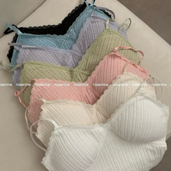 【カップ付き】レースレイヤードキャミソール(7color)