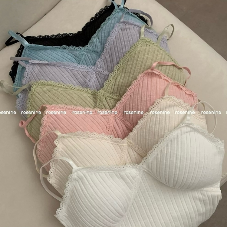 【カップ付き】レースレイヤードキャミソール(7color)